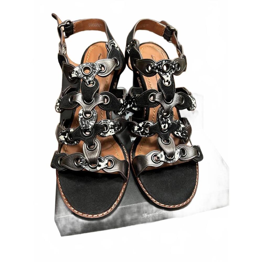 NWT BOX AND DUSTER Coach Gladiator Sandals